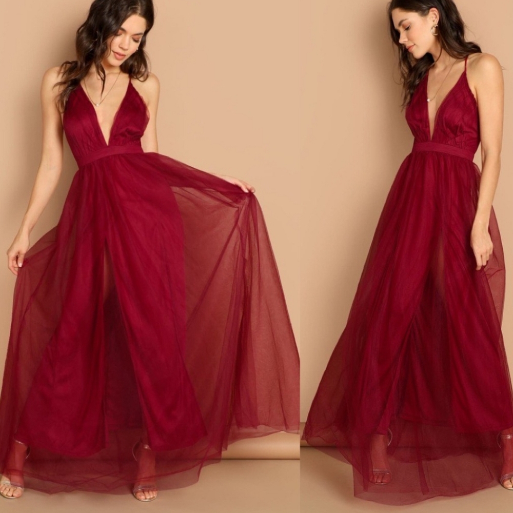 Red Tool dress